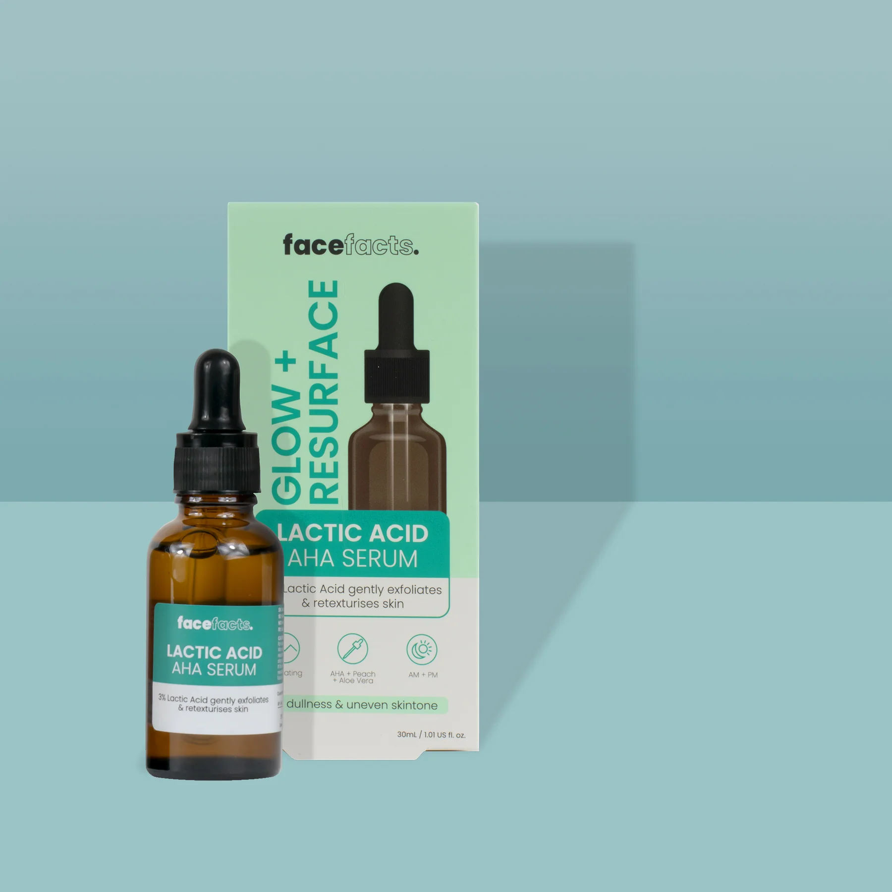 Face Facts Glow & Resurface Lactic Acid Facial Serum